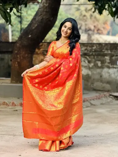 Banarasi soft silk saree
